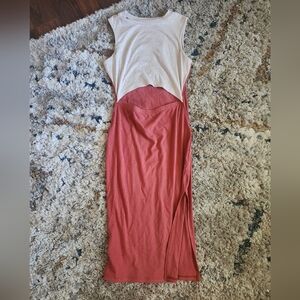 Mid section cutout dress